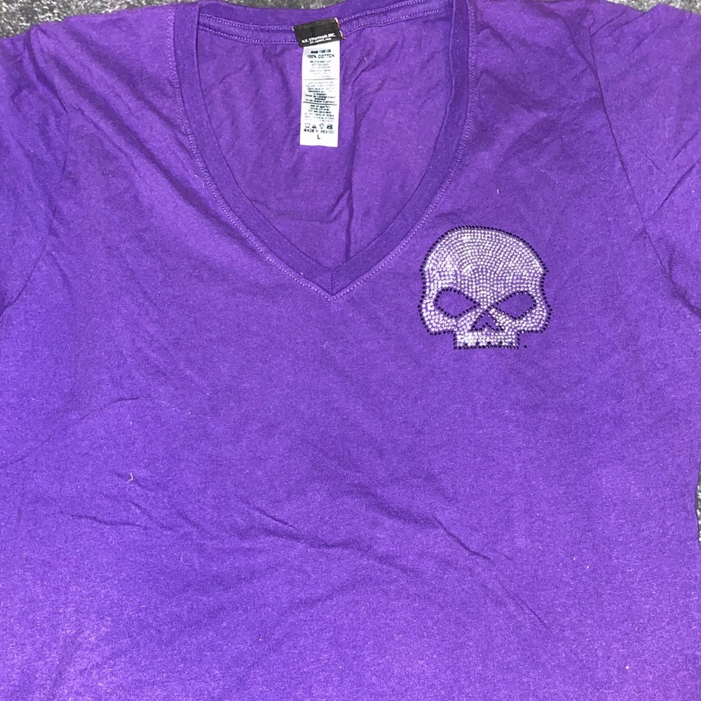 Blinged Harley Shirt